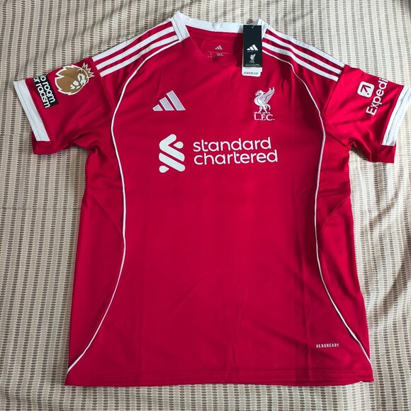 M. Salah #11 Red Liverpool 2025/26 Home kit (Brand new, Size L) - Picture 1 of 8